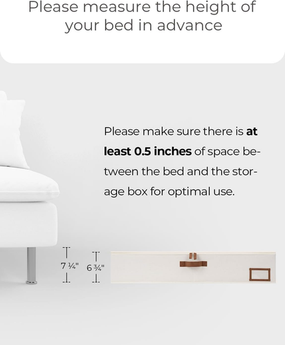 Extra Large under Bed Storage Containers with Handles and Label Holder, 2 Pack U - Picture 4 of 12