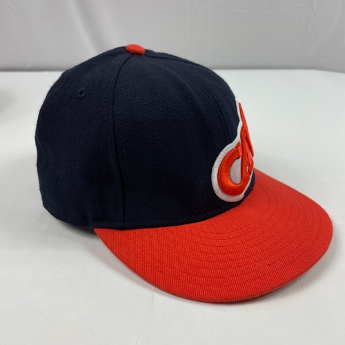Cleveland Cavaliers Basketball Hat Cap Fitted 7 5/8 Blue Orange New Era NBA Mens - Picture 6 of 13
