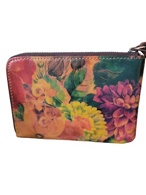 Patricia Nash Reala Wristlet Wallet floral New