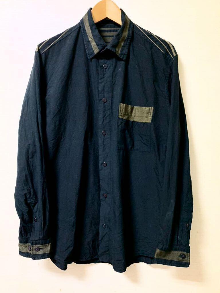 Beautiful ISSEY MIYAKE/ME93FJ101/Long Sleeve Shirt Black/Black 2 
