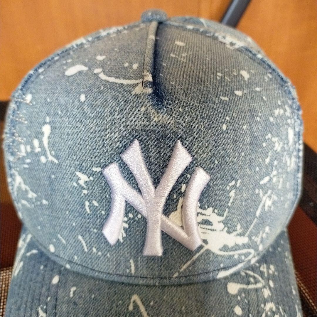 キャップ NEW ERA MLB DAMAGED DENIM COLLECTION SA905 New Era Splash Paint Distressed Denim Cap ONSPOTZ 9 Forty A
