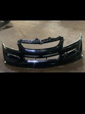 MITSUBISHI EVOLUTION EVO 7 8 9 FRONT BUMPER BLACK AFTERMARKET FINAL KONNECTION