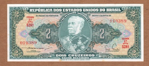 Brazil banknote 2 Cruzeiros - ND 1956 - UNC - P-157Aa - Picture 1 of 2