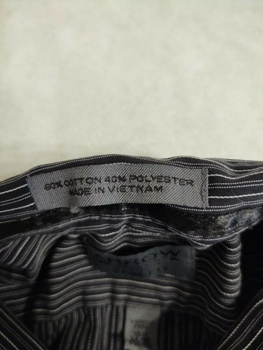 Arrow Slim Fit Men Dress Shirt Neck size15.5 34 to 35 Medium Button Up Pre-owned - Picture 4 of 9