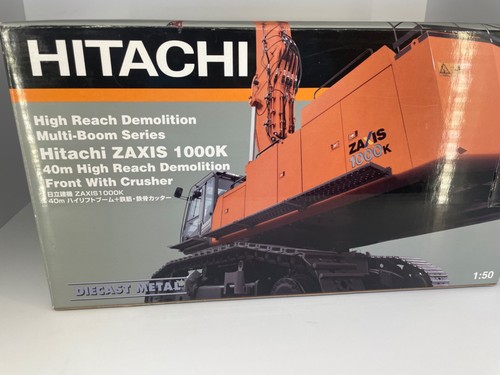 1:50 NZG Hitachi Zaxis 1000K 40m demolición RARO - Imagen 3 de 4