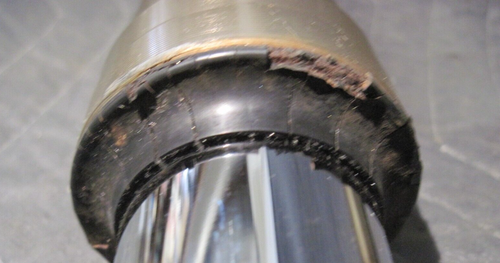 07 Suzuki GSXR600 Front Fork Damper Tube Shock Suspension 51103-01H00 STRAIGHT! - Picture 12 of 13
