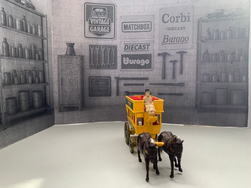 🐎⭐ RARE UK TOYS Vintage LLEDO DAYS GONE 📦 Boxed 1920–1922 HORSE DRAWN BUS CARR - Picture 6 of 10