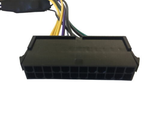 Cable adaptador de fuente de alimentación AYA 12 pulgadas 24 pines a 8 pines 18AWG ATX para Dells - Imagen 2 de 3