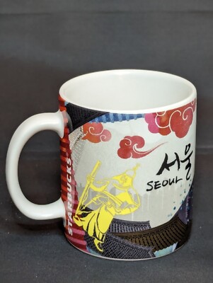2014 Starbucks Espresso Coffee Mini Mug Seoul Korea 2-5/8'' T 2-3/16'' D