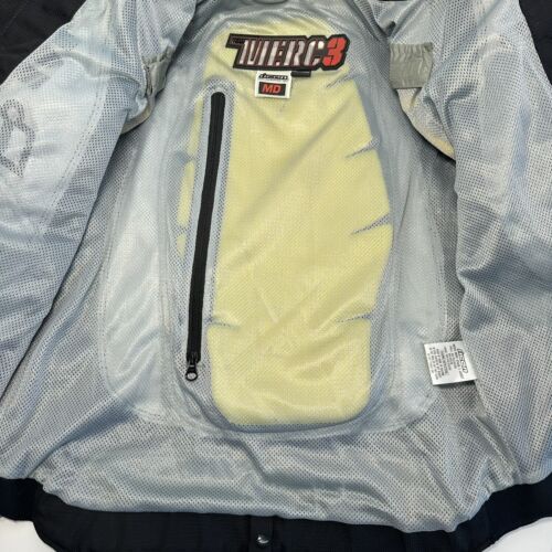 Icon Motorsports Motorcycle Racing Tarmac Jacket Coat Padded Armor Merc 3 Sz Med - Picture 9 of 9