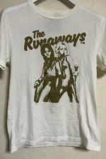 The Runaways band 90s classic Short Sleeve White All Size Shirt AC1335
