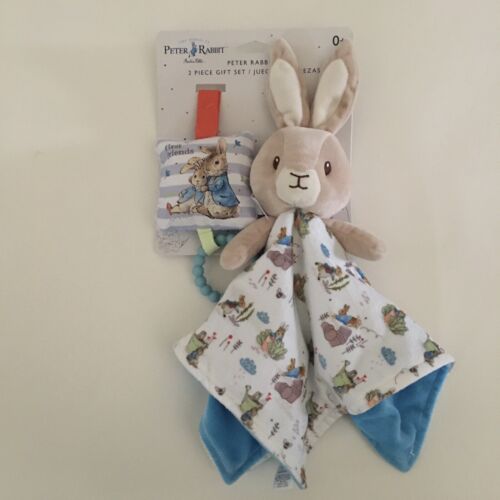 NEU Peter Rabbit Lovey & Soft Rassel Beißring Spielzeug Hase Baby Geschenk