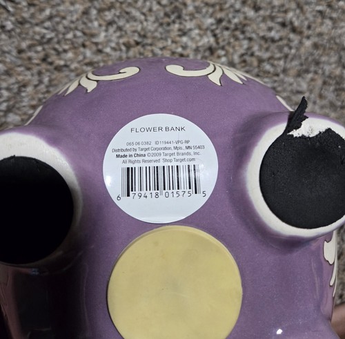 2009 Target Purple And Cream Paisley "Flower Bank" - Picture 6 of 7