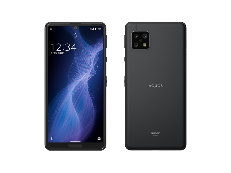 【新品】SHARP AQUOS Sense5G SHG03 SHARP AQUOS sense5G SHG03 Black SmartPhone Android Unlocked