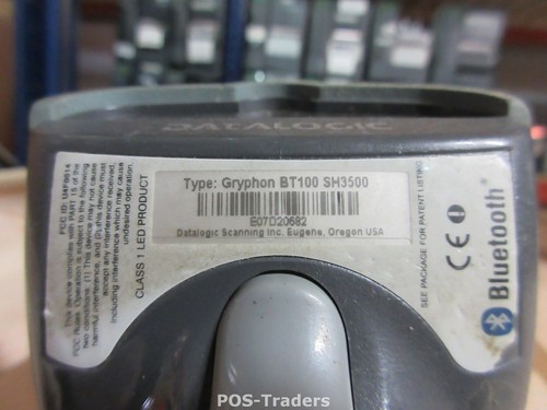Datalogic GRYPHON BT100 SH3500 Wireless BLUETOOTH Barcode Scanner Reader BT POS - Photo 2/2