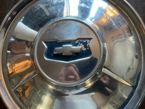 1954 Chevy, 10 1/2” Dog Dish Hubcap, #ct54hc - Picture 3 of 9