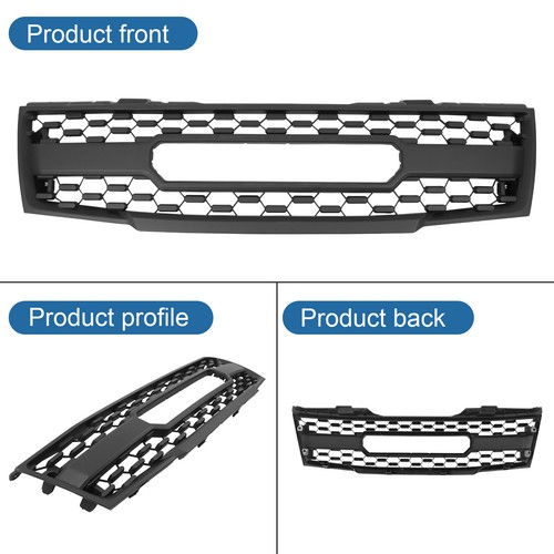 Rejilla delantera vertical negra para paracoques, compatible Nissan Frontier - Imagen 7 de 10