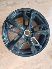 PORSCHE TAYCAN CROSS TURISMO 21" 9.5J FRONT BLACK ALLOY WHEEL 9J1601025AL OEM