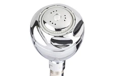 3 Function Massage Shower Head Chrome Plated Fixed Showerhead 2.75" Face
