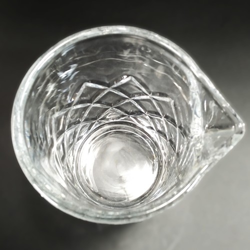 Diamond Cut Crystal Bar Cocktail Pitcher w 8" Glass Teardrop Mixing Stick 16 Oz - Picture 6 of 11