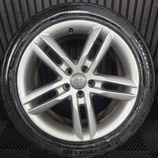 1X 18'' GENUINE AUDI A6 C7 S LINE SILVER ALLOYS WHEELS TYRES 4G0601025BL