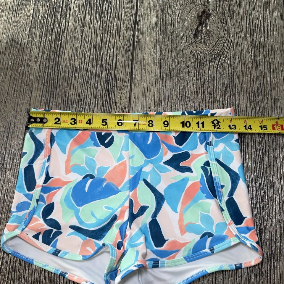 Pantalones Cortos de Natación Old Navy Dobladillo de Delfín Floral Rush Talla Niñas XL (14-16) Foto 4 de 4
