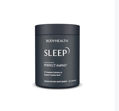 BodyHealth Sleep Enhanced with PerfectAmino  90 Capsules Vegan Exp 3/27 -NEW-