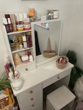White Vanity, Lots Of Storage And Space