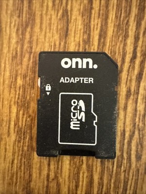 Onn. MicroSD Adapter with Micro SD Card Reader for Micro SD