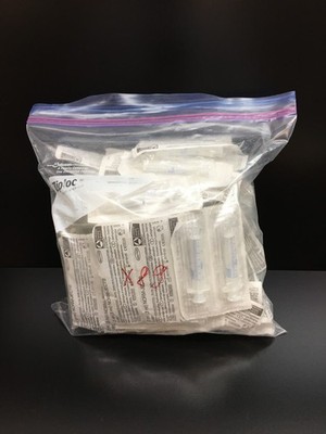 Norm-Ject Cat No 4020-X00v0 Plastic Syringe Luer Lock 2mL Lot 89 PCS