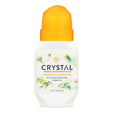 Mineral Deodorant, Roll-On Chamomile and Green Tea, 2.25 Fl Oz Pack of 1  3166