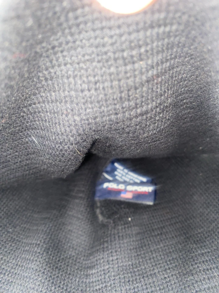 DE COLECCIÓN POLO DEPORTIVO ANTIGUO INGLÉS SKULLY SOMBRERO 92 93 ESTADIO ESQUÍ INDIO ALTA TECNOLOGÍA RL 2000 Foto 3 de 4