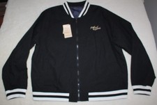 Scotch Soda Men Black Reversible Bomber Jacket Coat Embroider Logo NWT XL 188