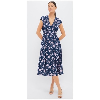 Tuckernuck x Hyacinth House Floral Amanda Midi Dress M Elegant Boho Garden Fem