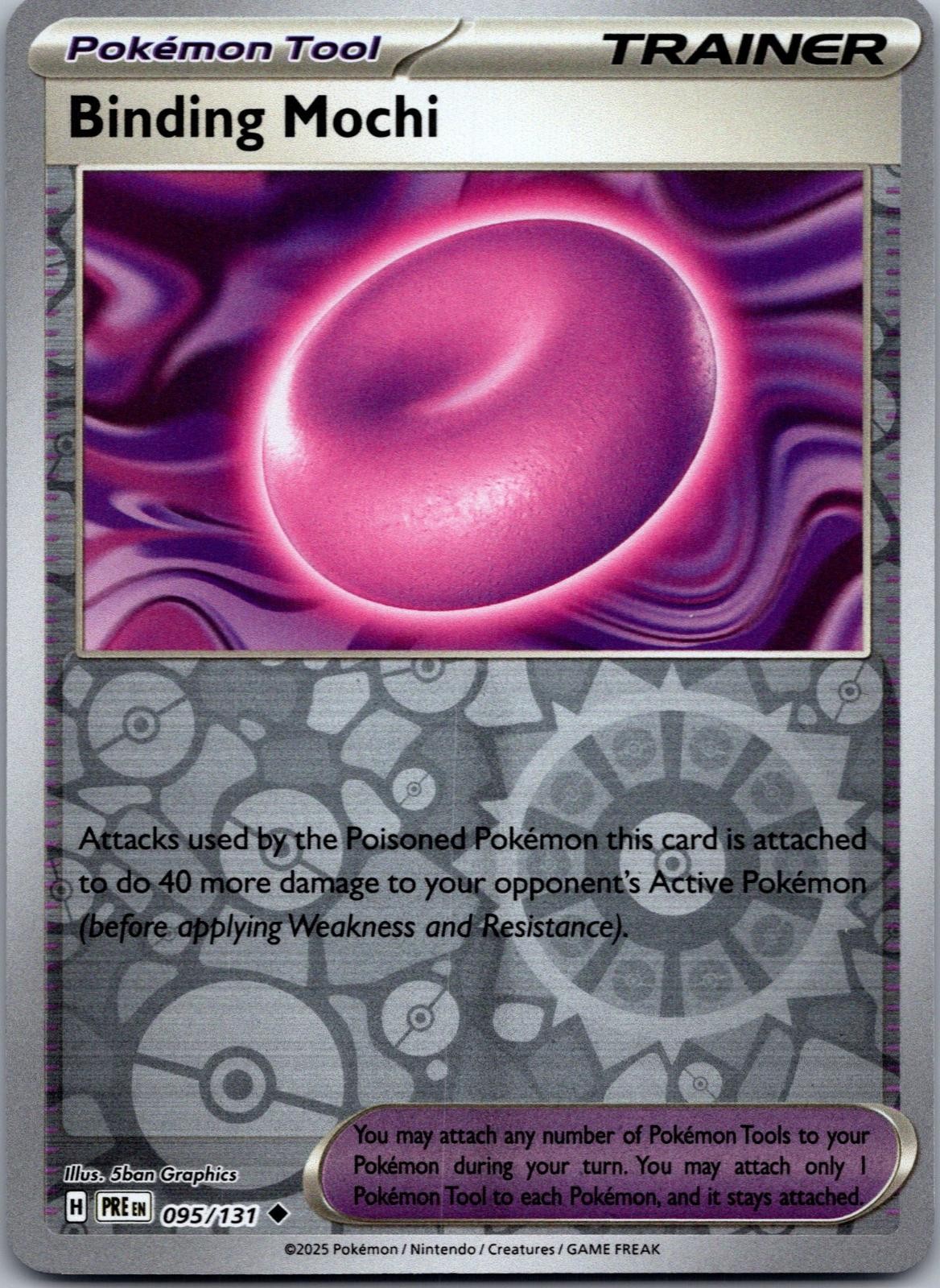 BINDING MOCHI 095/131 UNCOMMON SV: PRISMATIC EVOLUTIONS POKEMON NEAR MINT