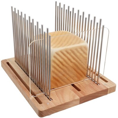 Bread Slicer, Stainless Steel Bread Slicer for Homemade Bread,Adjustable Brea...