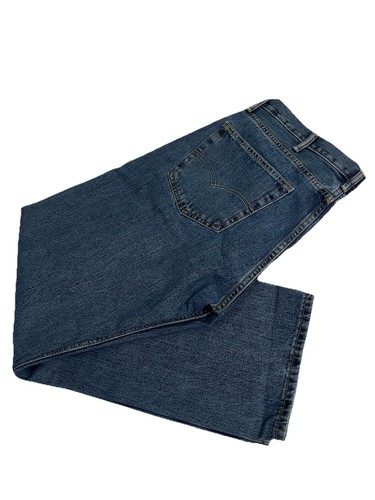Levis 505 Mens Original Regular Straight Fit Denim Jeans Zip Fly Size 38-30 - Picture 8 of 14