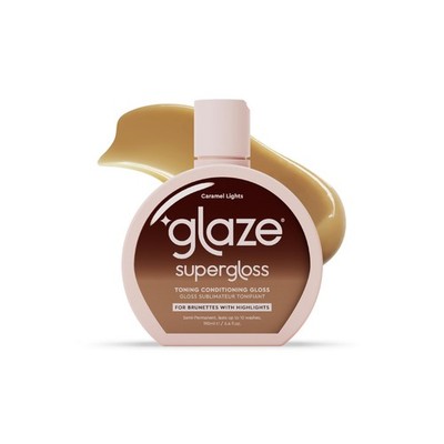 Glaze Supergloss Color Conditioning Gloss 190 ml (1er Pack), Caramel Lights 