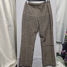 Etcetera Black Beige Geometric Embroidered Cr...