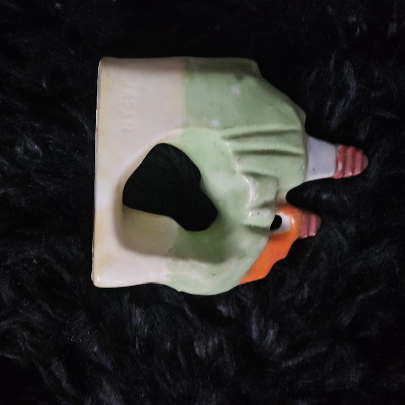 *RARE VINTAGE* Ceramic Aquarium Castle Fish Tank Decor Swim Thru. Made In Japan