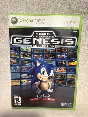 Sonic's Ultimate Genesis Collection (Microsoft Xbox 360, 2009) TESTED, Disc MINT