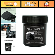 High-Purity 2 oz Molybdenum Disulfide Powder, 99 MoS2, Ultra-Fine 8000 Mesh