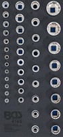 "Werkstattwageneinlage 1/3: SteckschlüSsel-EinsäTze ZwöLfkant | 6,3 Mm (1/4\"), 10"