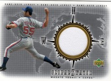 2001 Upper Deck Global Swatch Masato Yoshii #GS-MY Montreal Expos