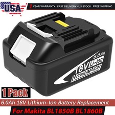 Upgraded for Makita BL1830B BL1840B BL1850B BL1860B 18V 6.0Ah Power Tool Battery