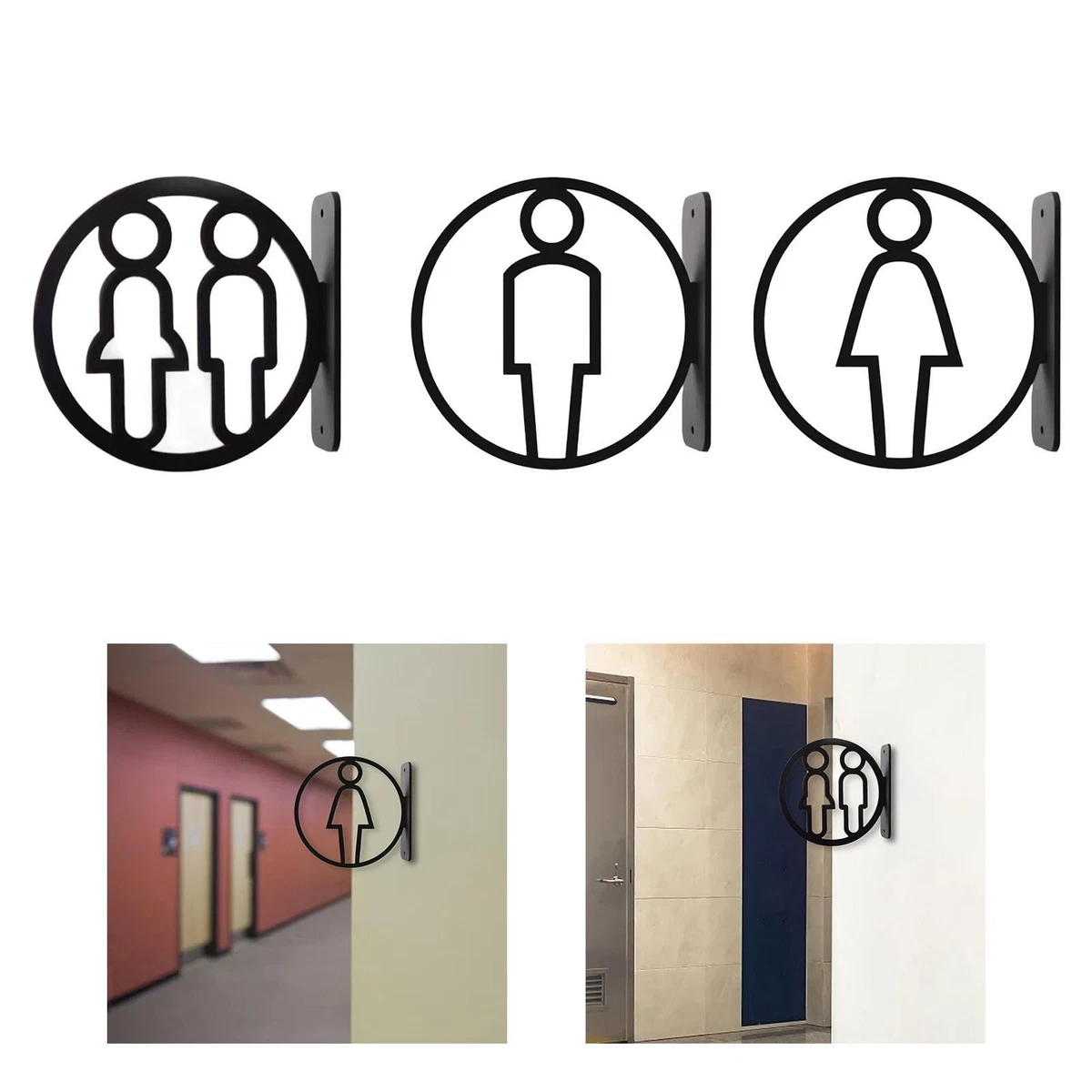 SEGNALETICA PER PORTA Del WC Segnaletica Per Il Bagno Segnaletica Per