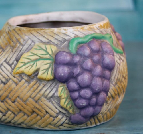 Vintage 1984 New Holland Horn of Plenty Füllhorn Thanksgiving Keramik Übertopf - Bild 6 von 16