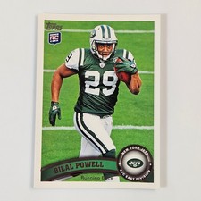 Bilal Powell New York Jets 2011 Topps Rookie RC Card #143