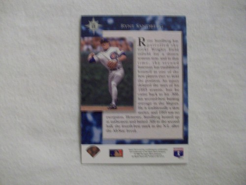 1994 UPPER DECK # C6 RYNE SANDBERG DIAMOND COLLECTION CENTRAL REGION CHICAGO CU - Picture 2 of 2