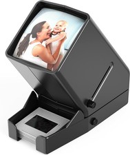 35mm Slide and Film Viewer, 3X Magnification, Battery Operation, LED Lighted ...